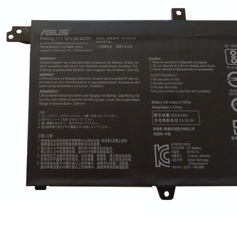 BUY [ORGINAL] Asus VivoBook S430UA Laptop Battery-11.52V 42Wh B31N1732