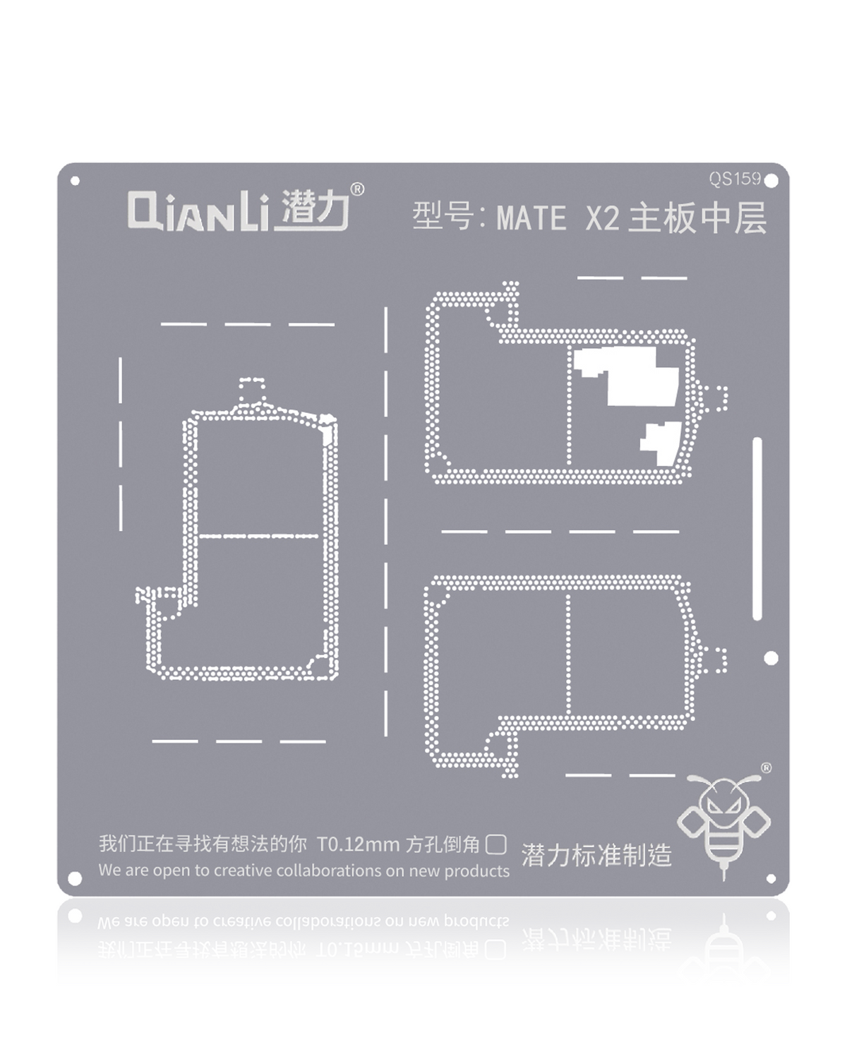 Bumblebee Stencil (QS159) Mate X2 Motherboard Middle Layer (Qianli)