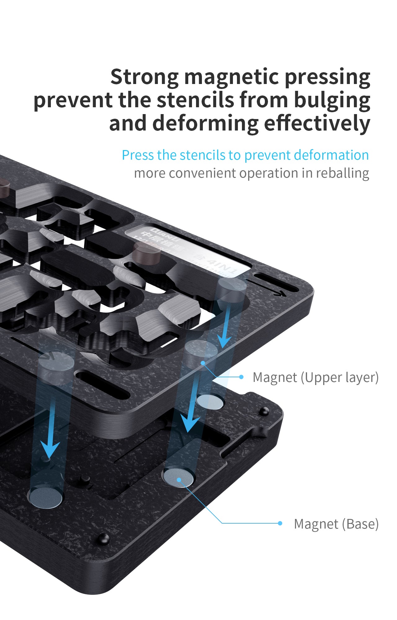 Middle Frame Reballing Platform Compatible For iPhone 12 / 12 Mini / 12 Pro / 12 Pro Max (Qianli)