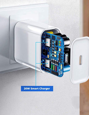 iPhone 12 Pro Max Charger – 20W USB-C Fast Charging Adapter