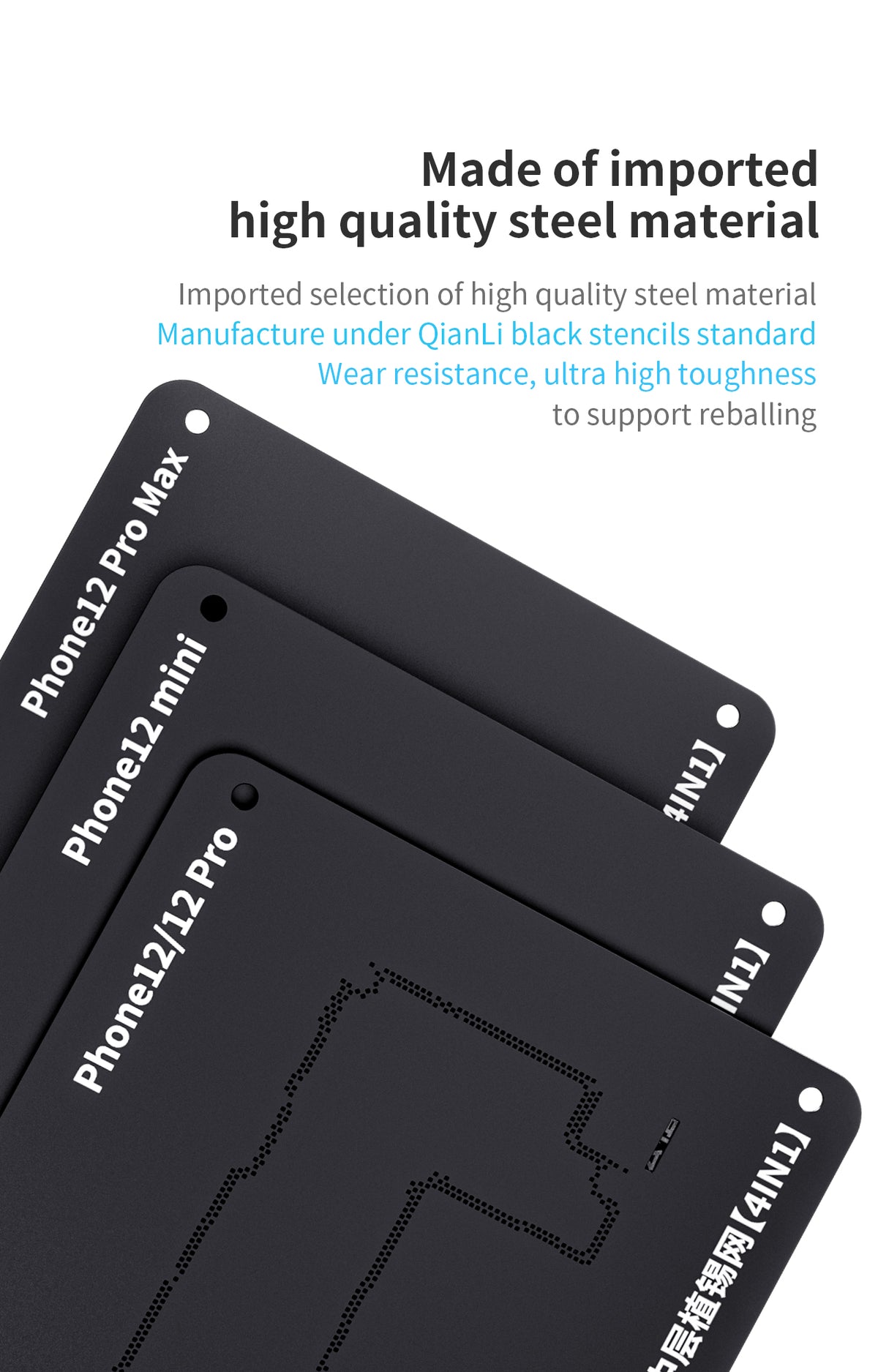 Middle Frame Reballing Platform Compatible For iPhone 12 / 12 Mini / 12 Pro / 12 Pro Max (Qianli)