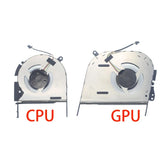 Fan For ASUS Vivobook Pro 16X OLED N7600 M6500R N7600Z M6500R M7600 M7600Q N7600P N7600PC N7600ZE M7600QE M7600RE VivoBook Pro 15 OLED X3500 X7600 K3500PC K3500PH M3500 M3500QA M3500QC Series CPU & GPU Cooling Fan