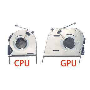 Fan For ASUS Vivobook Pro 16X OLED N7600 M6500R N7600Z M6500R M7600 M7600Q N7600P N7600PC N7600ZE M7600QE M7600RE VivoBook Pro 15 OLED X3500 X7600 K3500PC K3500PH M3500 M3500QA M3500QC Series CPU & GPU Cooling Fan