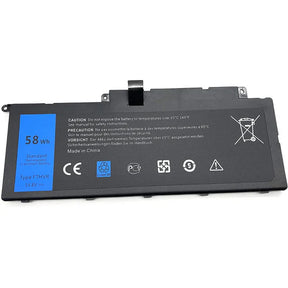 Dell F7HVR ,G4YJM Battery For Inspiron 7737, 7537 , 7746, T2T3J, Series Laptop's.