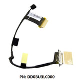 Display Cable For TOSHIBA SATELLITE T130 T130-11U T130-15T T135 T135D T131 T132 DD0BU3LC000 LCD LED LVDS Flex Video Screen Cable