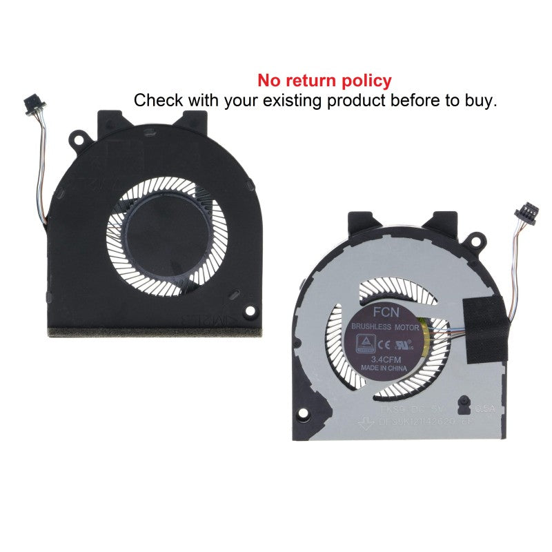 Fan For Dell Inspiron 14-5480, 14-5481, 14-5482, 14-5488, 14-5491, 15-5580, 15-5581, 15-5584, 15-5585, 15-5588 Vostro 15-5581, 15-V5581, 15-5481, 15-V5481 CPU Cooling Fan