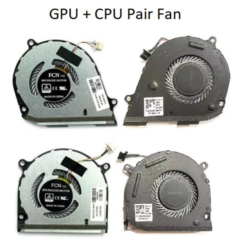 Fan for HP ENVY X360 15-DR, 15-DS, 15M-DR, 15M-DS, 15T-DR, L53542-001 CPU & GPU Cooling Fan Cooler