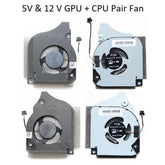 Fan For Dell Inspiron G5-5590 G7-7590 G7-7790 GPU Cooling Fan Cooler 5V / 12V ( 4-PIN / WIRE )