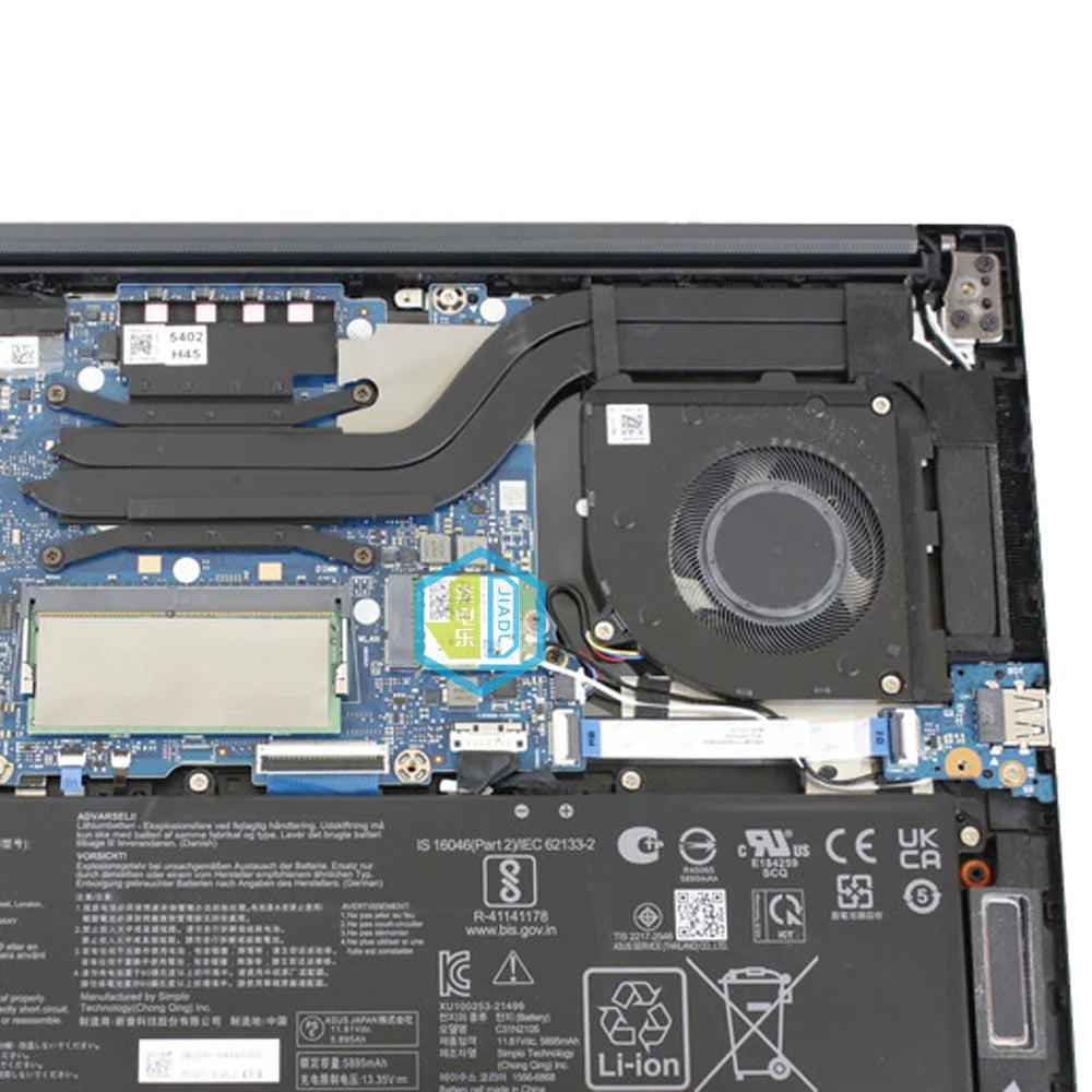 Laptop CPU Cooling Fan Radiator For ASUS Vivobook OLED K3402ZA M3402RA M3402QA M3502 K3502 Processor Cooler Fans 13NB0XA0T01011 Free Fast Shipping