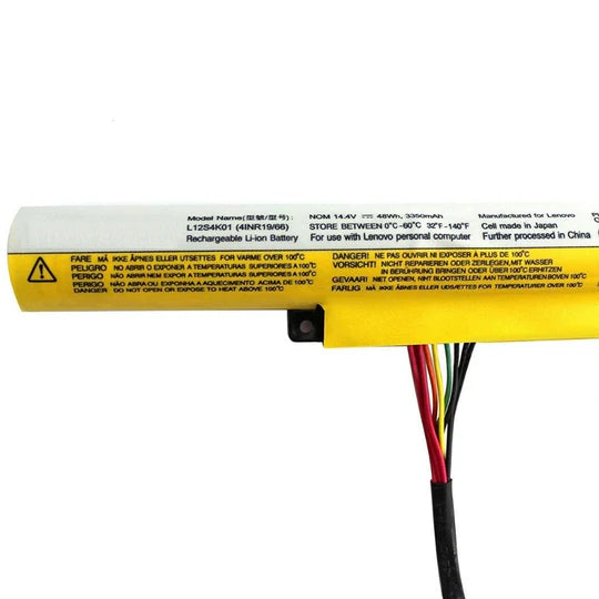 Lenovo L12S4E21 Battery For Ideapad Z510 Z500 Z400 Z410 P500 P400 z500a z400a Touch L12S4K01 L12M4E21 L12M4K01 L12L4K01 4INR19/65-01 59400195 Series Laptop's.