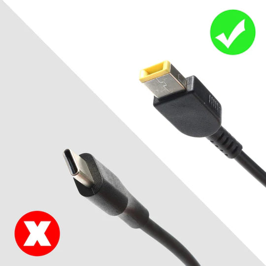 Lenovo 65W 20V 3.25A USB Tip original Laptop Charger Adapter For Ideapad G50-30 G50-45 G50-70 G50-80 G70-35 G70-70 G70-80 Z40-70 Z50-70 Z50-75 Z70-80 T470 T440 T460 E450 E460 E540 E550 E560 E570 U430 Series Laptop's With Free Power Cord.