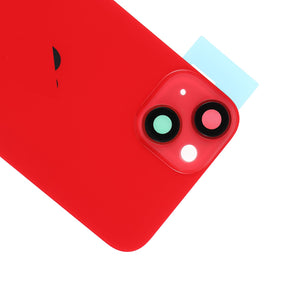 Replacement For iPhone 14 Back Glass Panel With Magsafe Magnet-Red