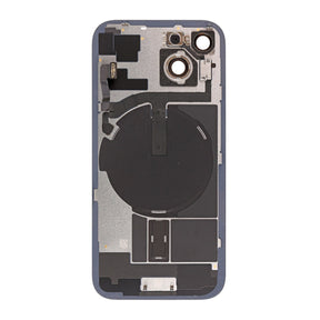 Replacement For iPhone 15 Back Cover Glass With Back Panel Frame-Yellow