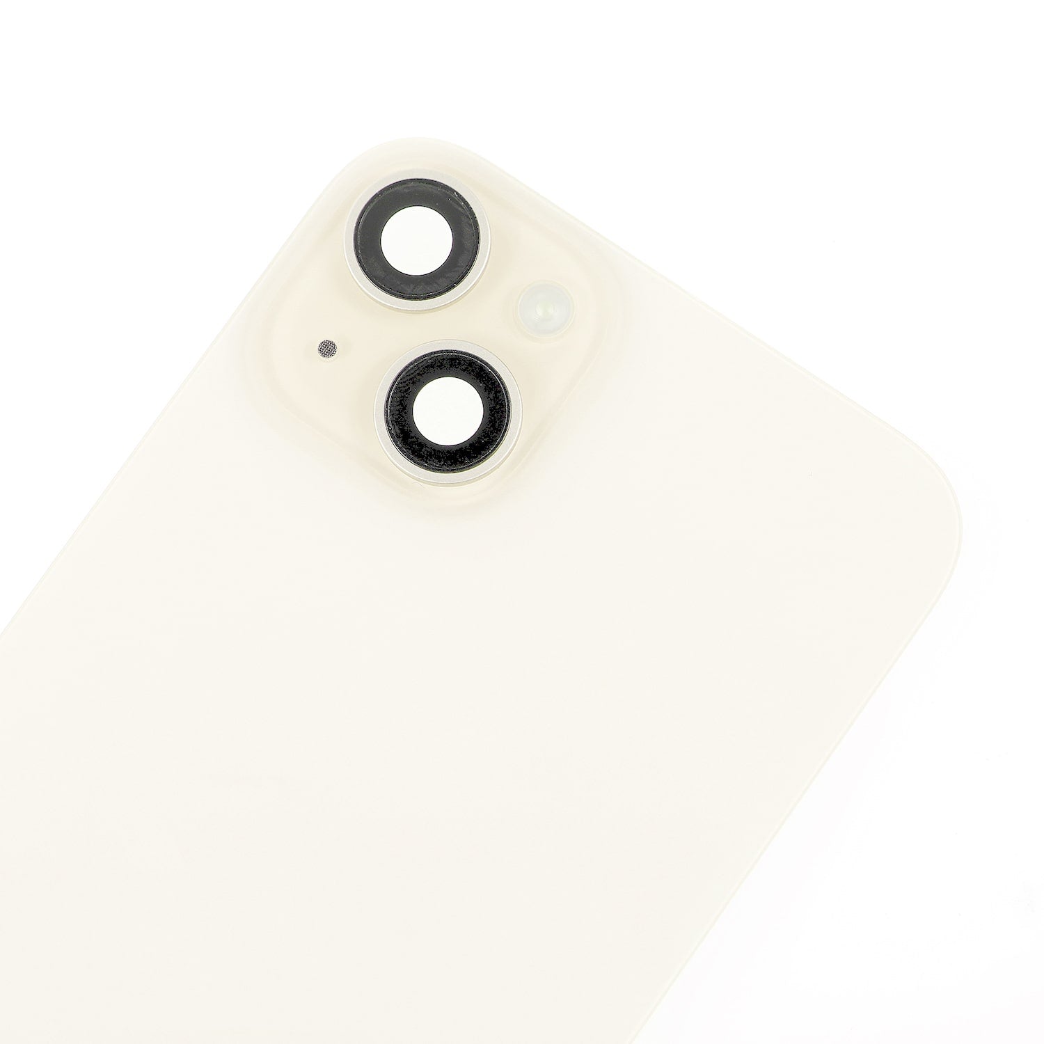 Replacement For iPhone 15 Back Cover Glass With Back Panel Frame-Yellow