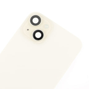 Replacement For iPhone 15 Back Cover Glass With Back Panel Frame-Yellow