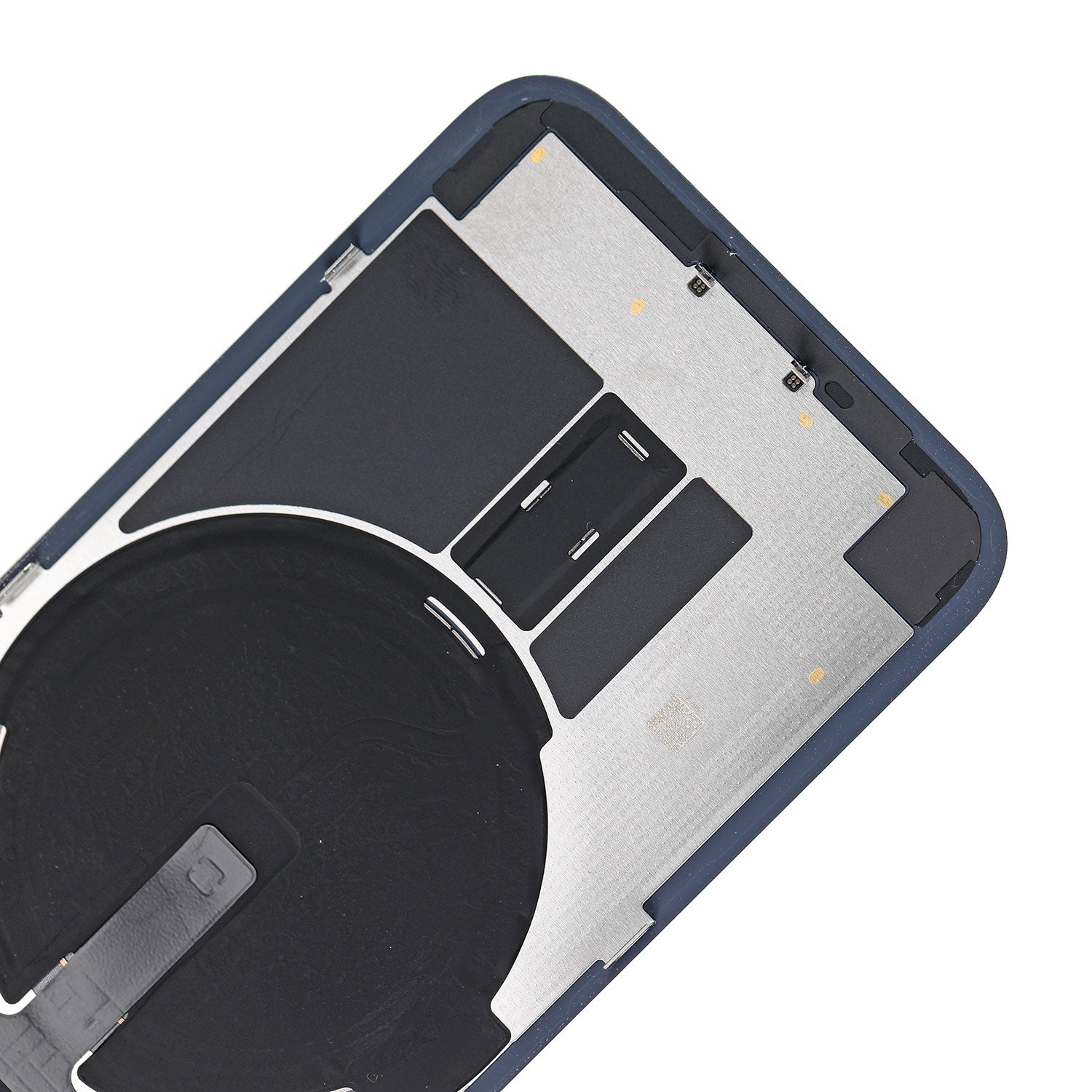 Replacement Back Cover Glass with Back Panel Frame for iPhone 14 (Blue)