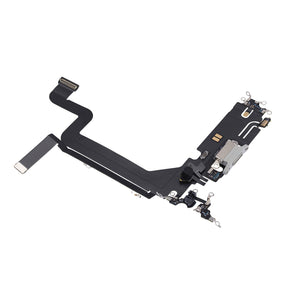 Replacement for iPhone 14 Pro Max USB Charging Flex Cable - Silver