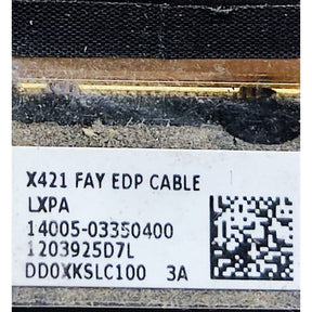 Display Cable For Asus VivoBook 14 S413 S413E S413FA S413UA S413JA DD0XKSLC310 DD0XKSLC100 DD0XKSLC110 DD0XKSLC210 14005-03350400 14005-03350700 LCD LED LVDS Flex Video Screen Cable