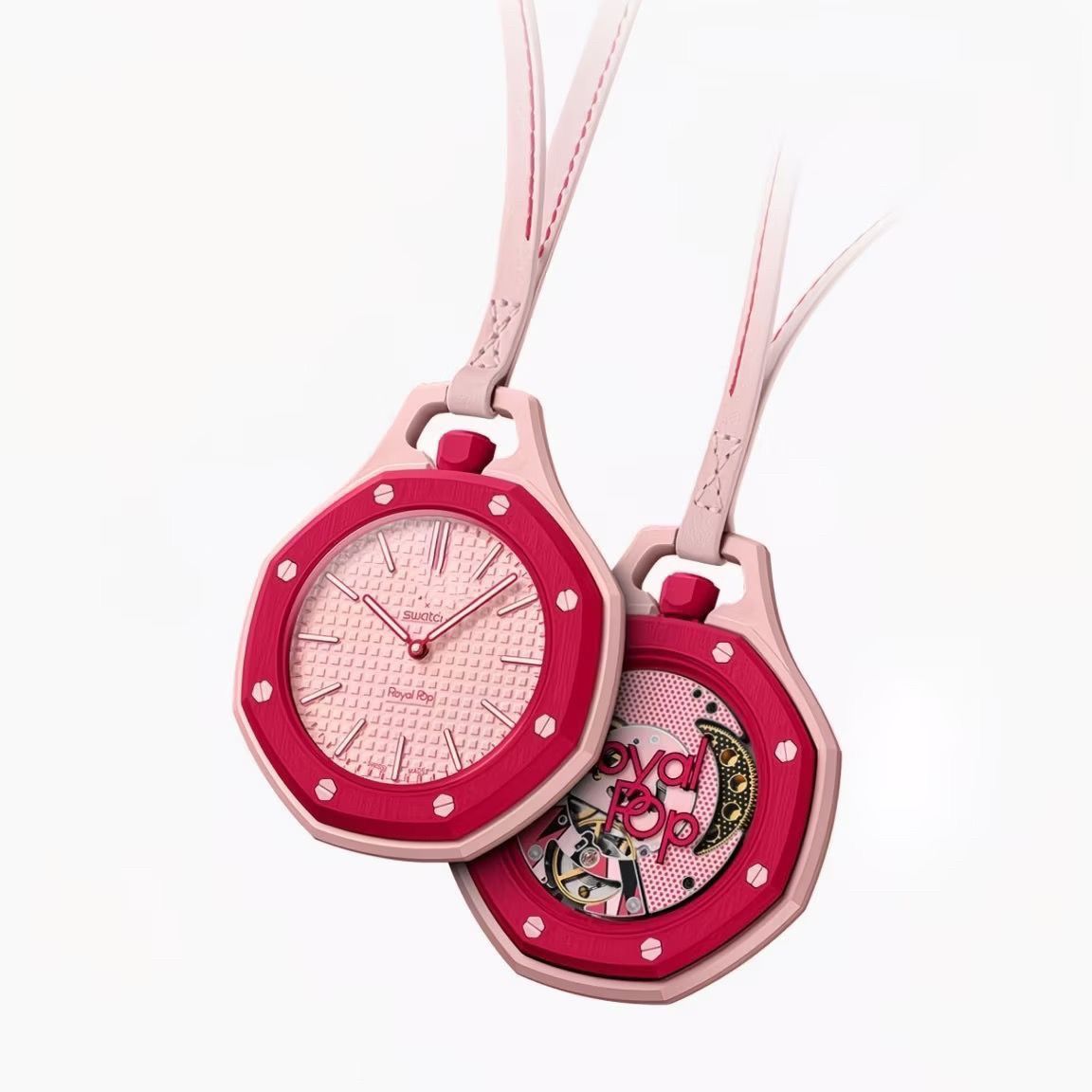 Swatch x Audemars Piguet Bioceramic Royal Pop Savonnette Otg Roz