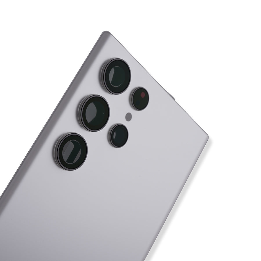 Replacement Back cover Glass With Camera Lens Compatible For Samsung Galaxy S22 Ultra 5G (Service Pack) (White)