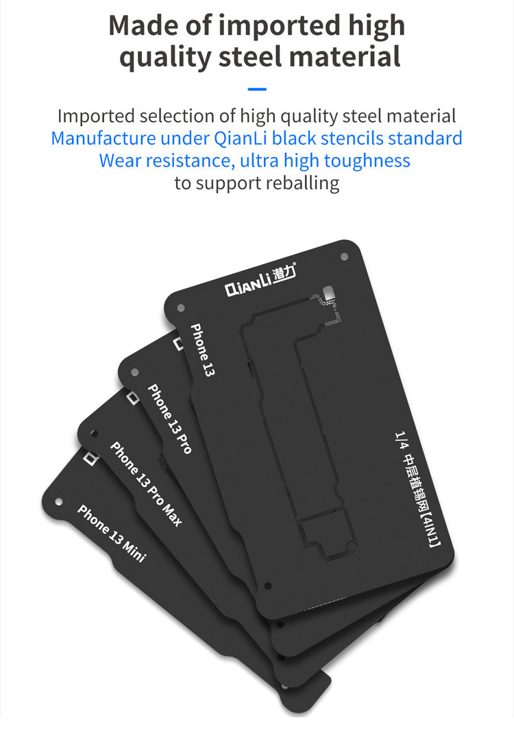 Middle Frame Reballing Platform Compatible For iPhone 13 / 13 Mini / 13 Pro / 13 Pro Max (Qianli)