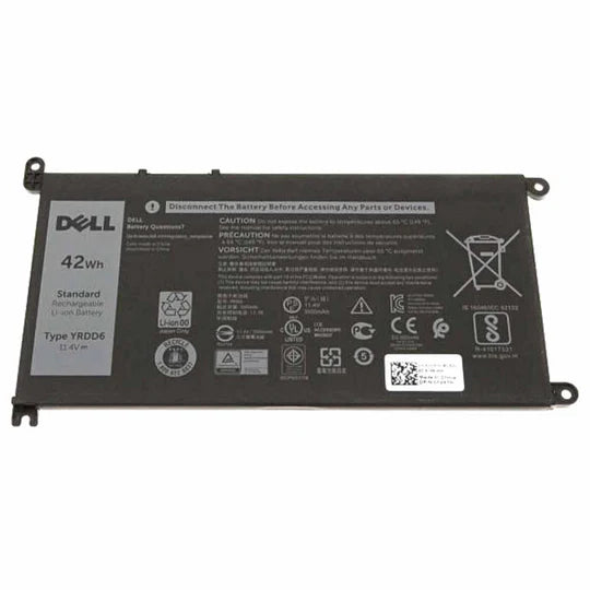 Dell Inspiron 42 WH YRDD6 Battery For 15 5565 5567 5568 5578 7560 7570 7579 7569 WDXOR 3593 01VX1H Series laptops.