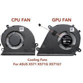 FAN For ASUS VivoBook F571 F571L X571 X571G X571GT RX571GT FX571GT NX571GT K571 F571G F571GD F571LH F751LI CPU & GPU Cooling Fan Cooler