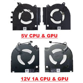 Fan For Dell G15 5510 5511 5515 5520 5525 GTX1650 RTX3060 RTX3050 3050 RTX3070 01JYXG 0203MH DFSCK22115181T 05YW78 12V 5V CPU & GPU Cooling Fan