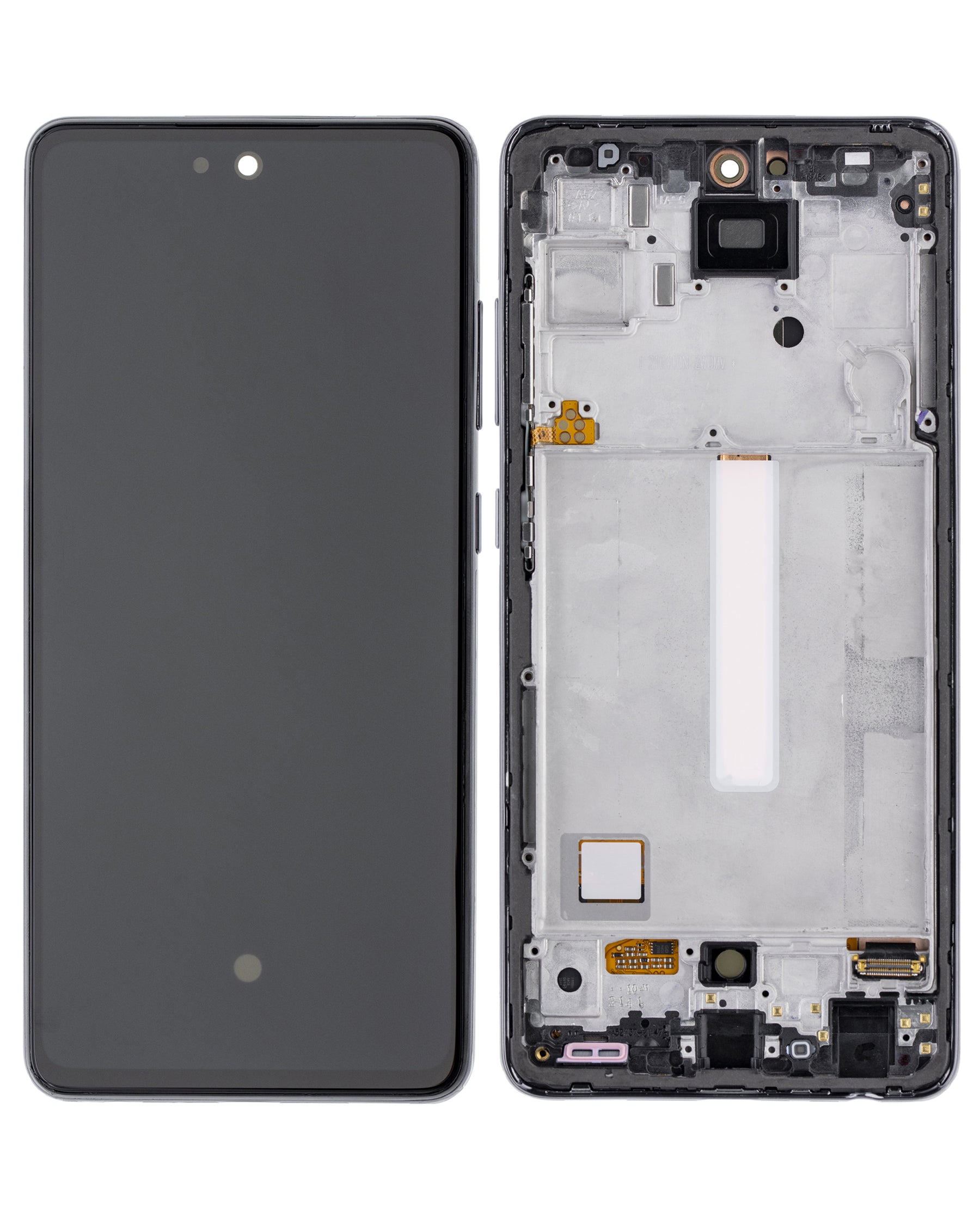 Replacement OLED Assembly With Frame Compatible For Samsung Galaxy A52 4G (A525 / 2021) / A52 5G (A526 / 2021) / A52S 5G (A528 / 2021) (Refurbished) (Awesome Black)