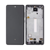 Replacement OLED Assembly With Frame Compatible For Samsung Galaxy A52 4G (A525 / 2021) / A52 5G (A526 / 2021) / A52S 5G (A528 / 2021) (Refurbished) (Awesome Black)