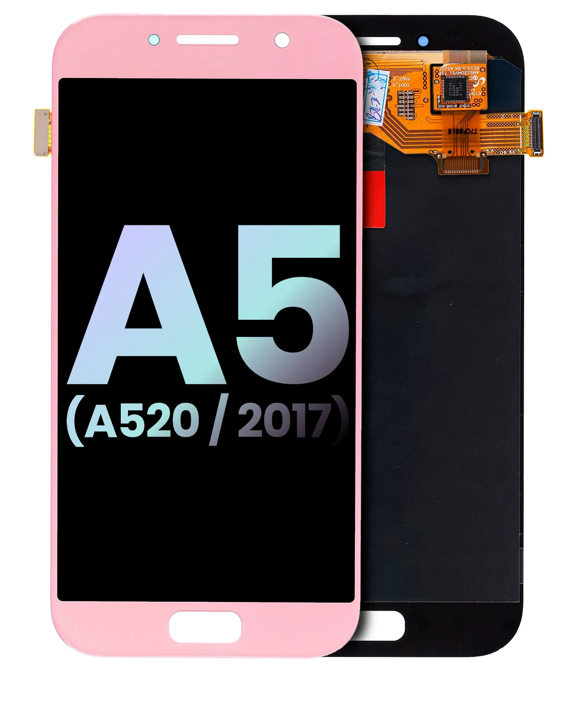 OLED Assembly Without Frame Compatible For Samsung Galaxy A5 (A520 / 2017) (Service Pack) (Pink)