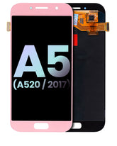 OLED Assembly Without Frame Compatible For Samsung Galaxy A5 (A520 / 2017) (Service Pack) (Pink)