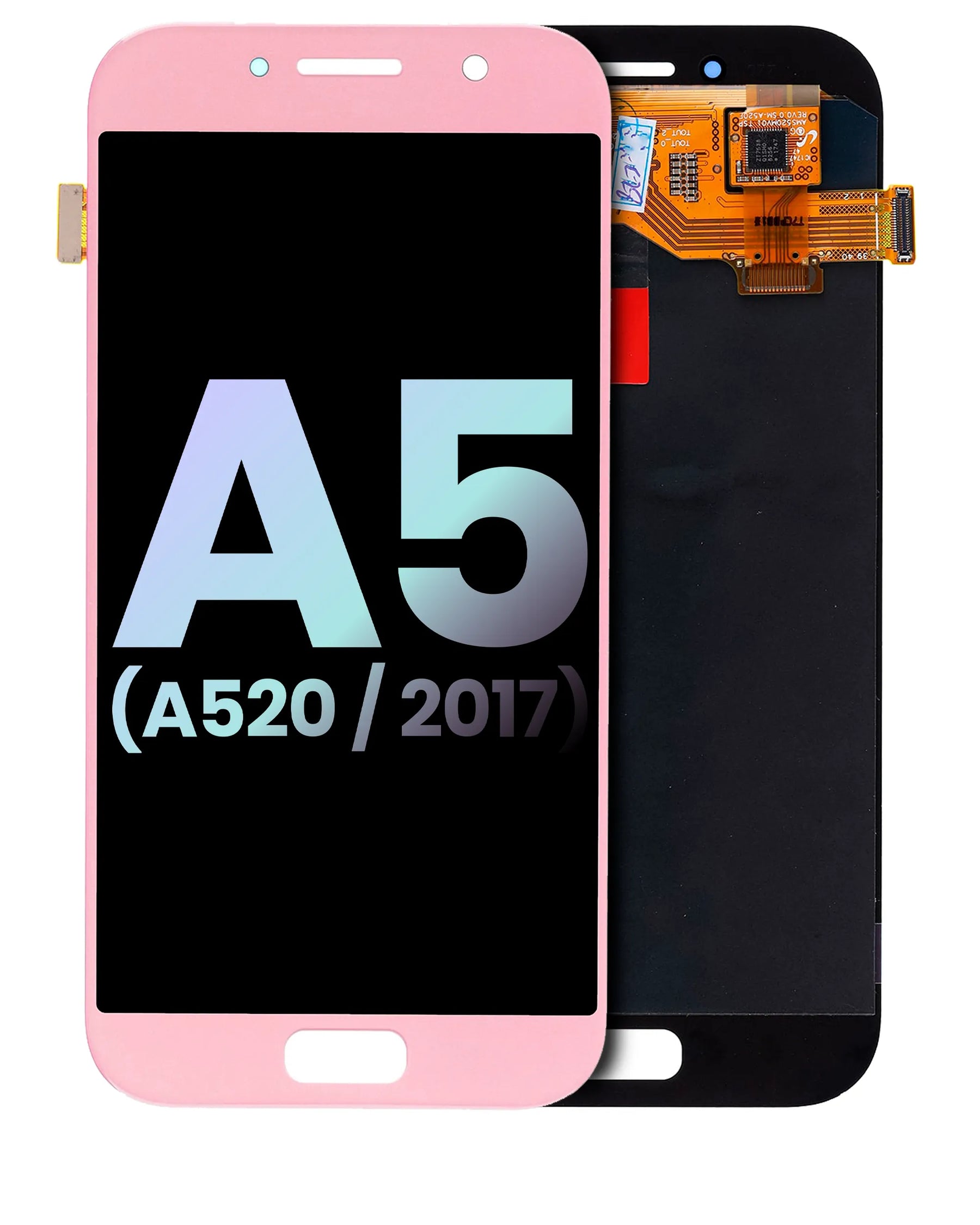 OLED Assembly Without Frame Compatible For Samsung Galaxy A5 (A520 / 2017) (Service Pack) (Pink)