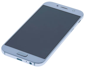 OLED Assembly With Frame Compatible For Samsung A5 (A520 / 2017) (Aftermarket Plus) (Blue Mist)