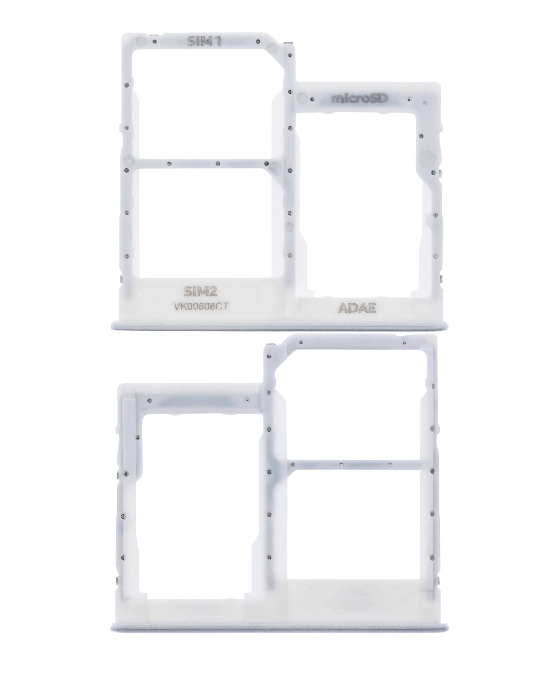 Dual Sim Card Tray Compatible For Samsung Galaxy A41 (A415 / 2020) (Prism Crush Silver)