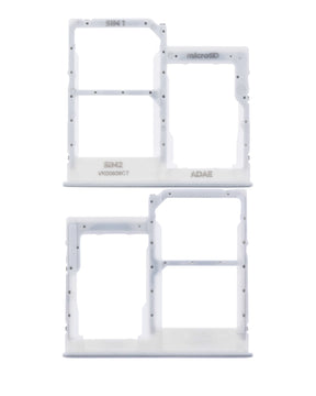 Dual Sim Card Tray Compatible For Samsung Galaxy A41 (A415 / 2020) (Prism Crush Silver)