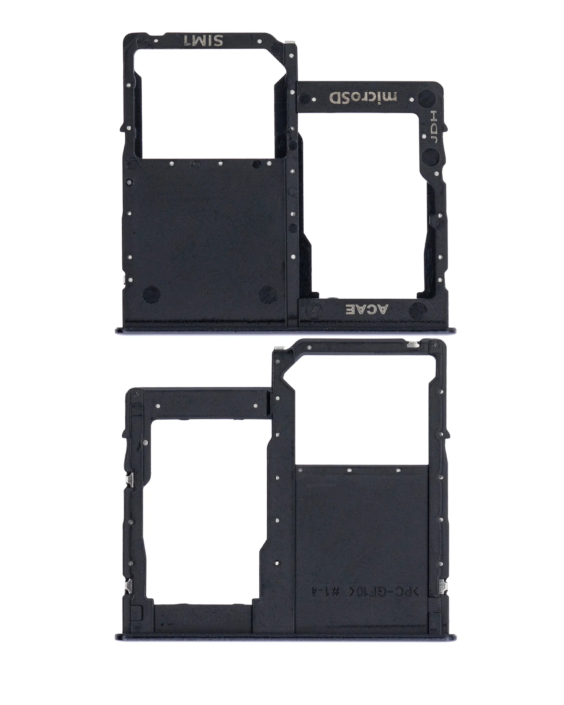 Single Sim Card Tray Compatible For Samsung Galaxy A41 (A415 / 2020) (Prism Crush Black)