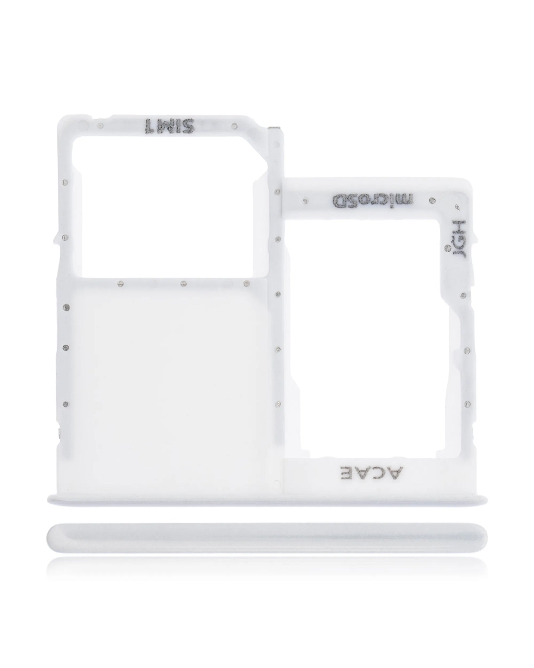 Single Sim Card Tray Compatible For Samsung Galaxy A41 (A415 / 2020) (Prism Crush Silver)