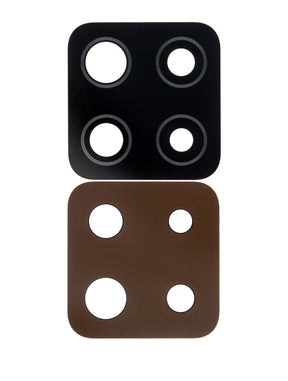 Back Camera Lens With Cover Bezel Ring Compatible For Samsung Galaxy A42 5G (A426 / 2020) (Prism Dot Black)