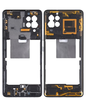 Mid-Frame Housing Compatible For Samsung Galaxy A42 5G (A426 / 2020) (Prism Dot Black)