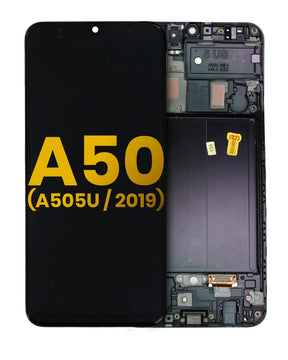 OLED Assembly With Frame Compatible For Samsung Galaxy A50 (A505U / 2019) (Refurbished) (All Colors)