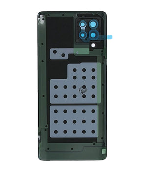 Back Cover Glass With Camera Lens Compatible For Samsung Galaxy A42 5G (A426 / 2020) (Service Pack) (Prism Dot Black)