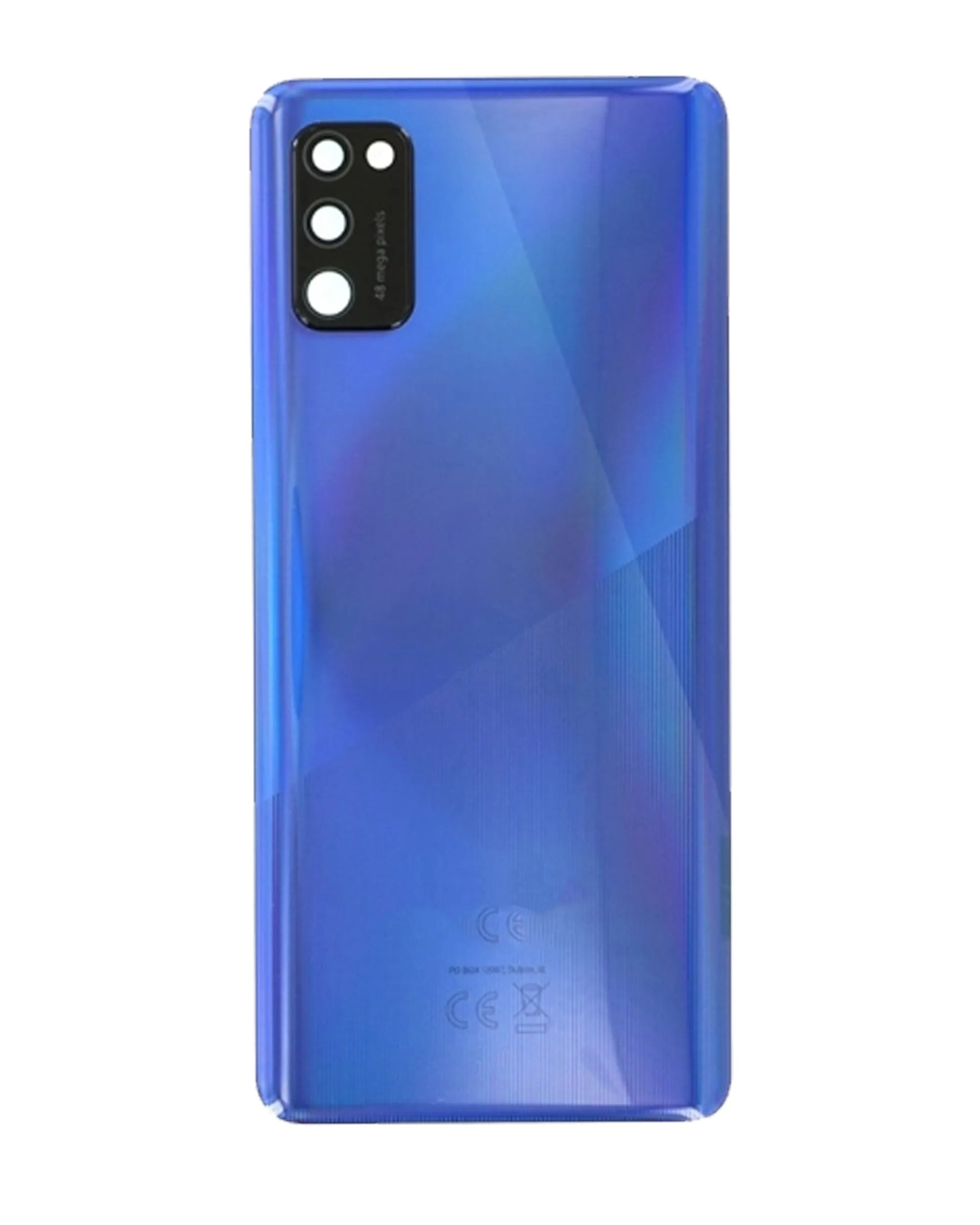 Back Cover Glass With Camera Lens Compatible For Samsung Galaxy A41 (A415 / 2020) (Service Pack) (Prism Crush Blue)