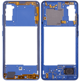 Mid-Frame Housing Compatible For Samsung Galaxy A41 (A415 / 2020) (Aftermarket Plus) (Prism Crush Blue)
