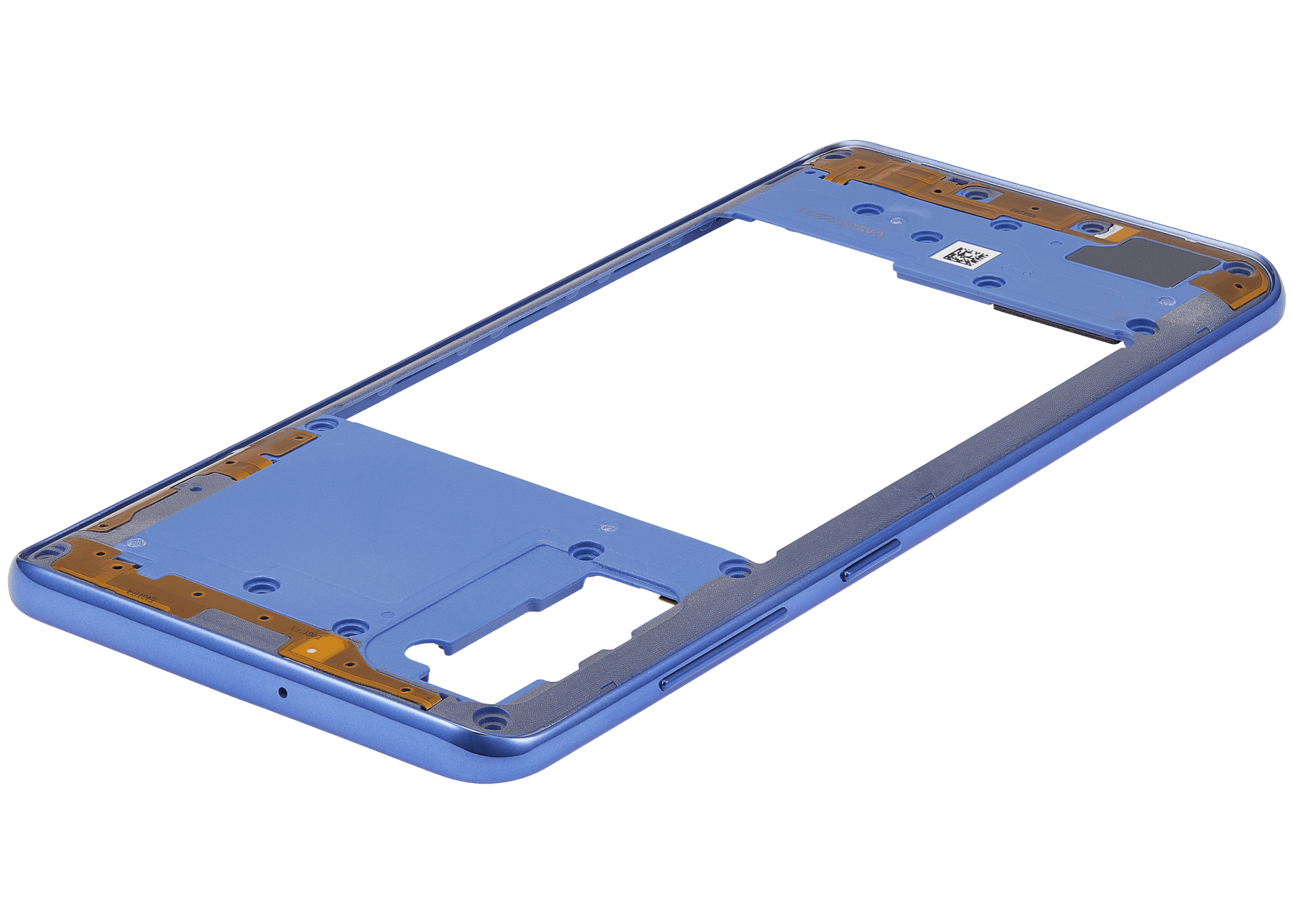 Mid-Frame Housing Compatible For Samsung Galaxy A41 (A415 / 2020) (Aftermarket Plus) (Prism Crush Blue)