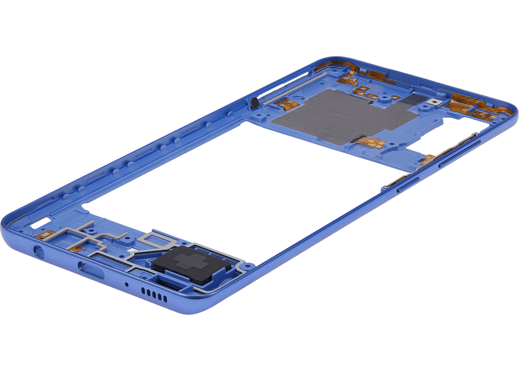Mid-Frame Housing Compatible For Samsung Galaxy A41 (A415 / 2020) (Aftermarket Plus) (Prism Crush Blue)