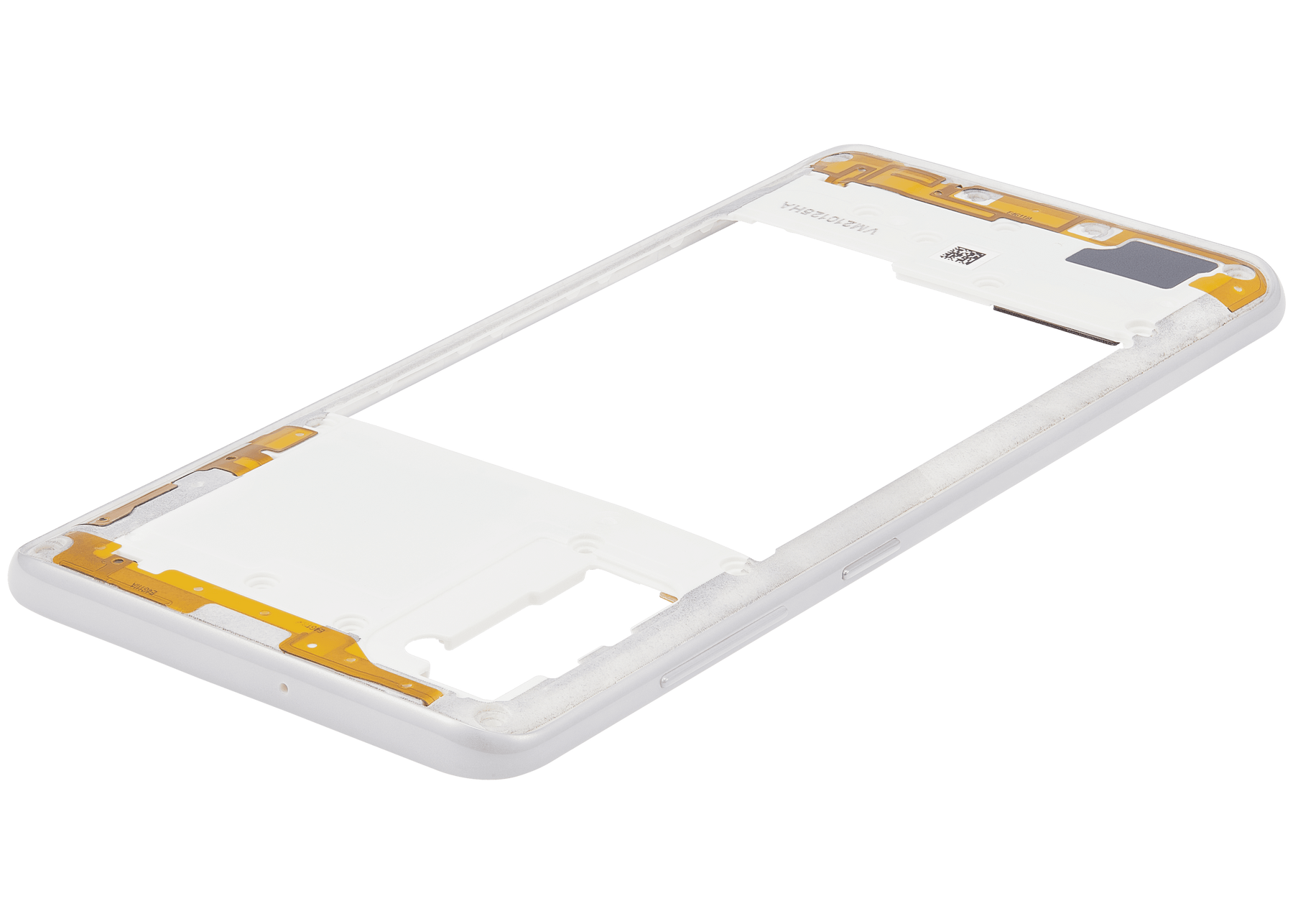 Mid-Frame Housing Compatible For Samsung Galaxy A41 (A415 / 2020) (Aftermarket Plus) (Prism Crush Silver)