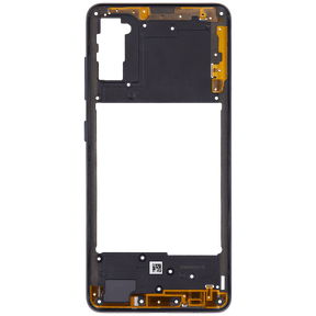 Mid-Frame Housing Compatible For Samsung Galaxy A41 (A415 / 2020) (Aftermarket Plus) (Prism Crush Black)