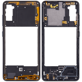 Mid-Frame Housing Compatible For Samsung Galaxy A41 (A415 / 2020) (Aftermarket Plus) (Prism Crush Black)