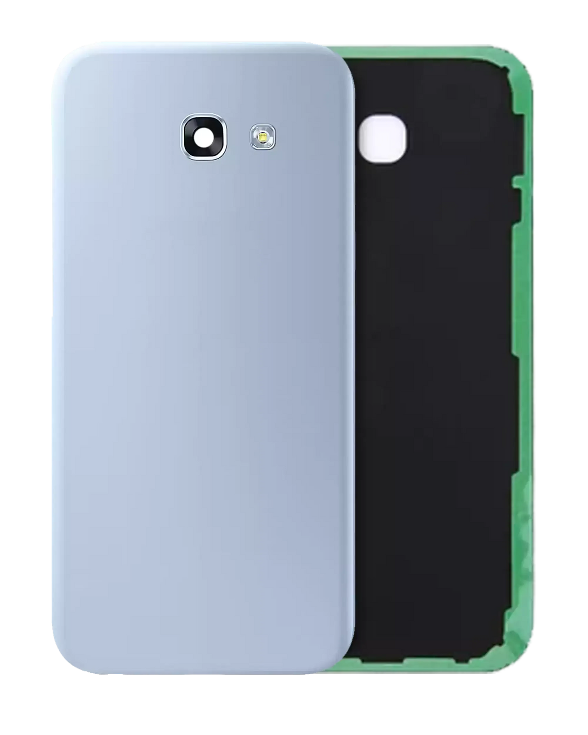 Back Cover Glass With Camera Lens Compatible For Samsung Galaxy A5 (A520 / 2017) (Service Pack) (Blue Mist)